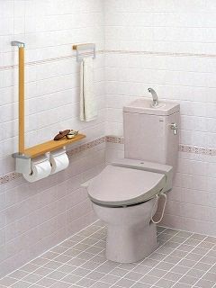 TOTO 組み合わせ便器(壁排水/排水高さ148・手洗付)　CS670BP/SH671BA