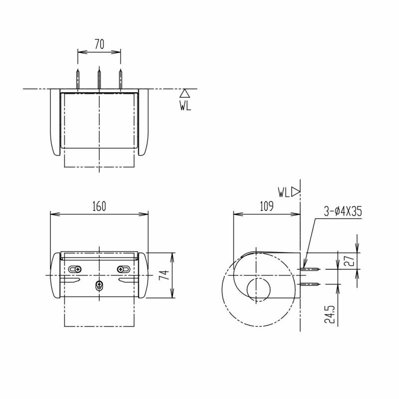 LIXIL CF-AA22H　図面