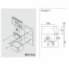 TOTO TCA37-1　取付方法　図面