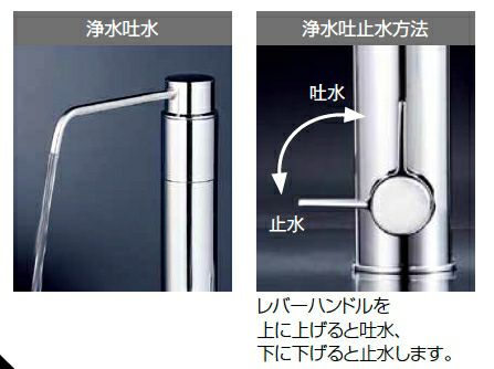 KVK 浄水吐水方法 K1600