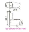 BC-ZA10H＋DT-ZA180HN 図面 アメージュZ便器