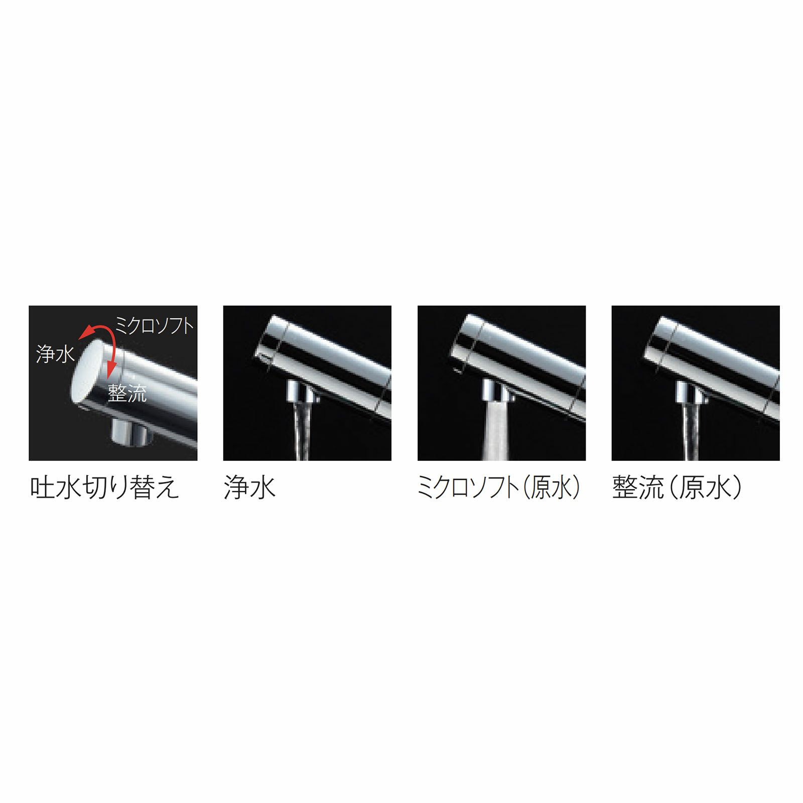 TOTO 浄水器内蔵蛇口 TKS05317J　吐水種類