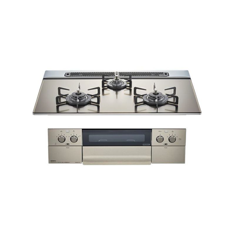 ノーリツビルトインガスコンロのN3WS4PWASKSTEC