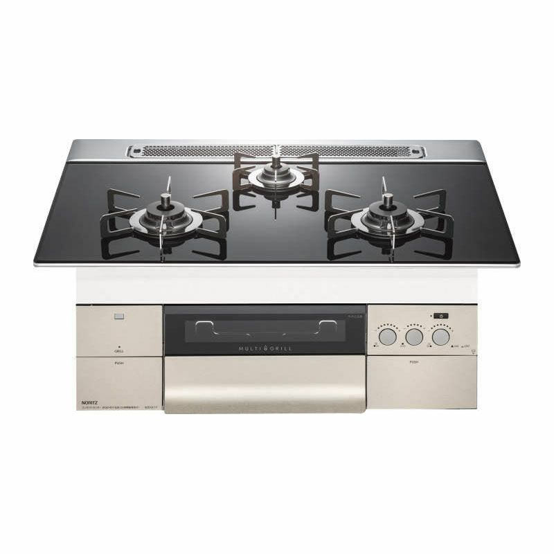 ノーリツビルトインガスコンロのN3S10PWASSTESC