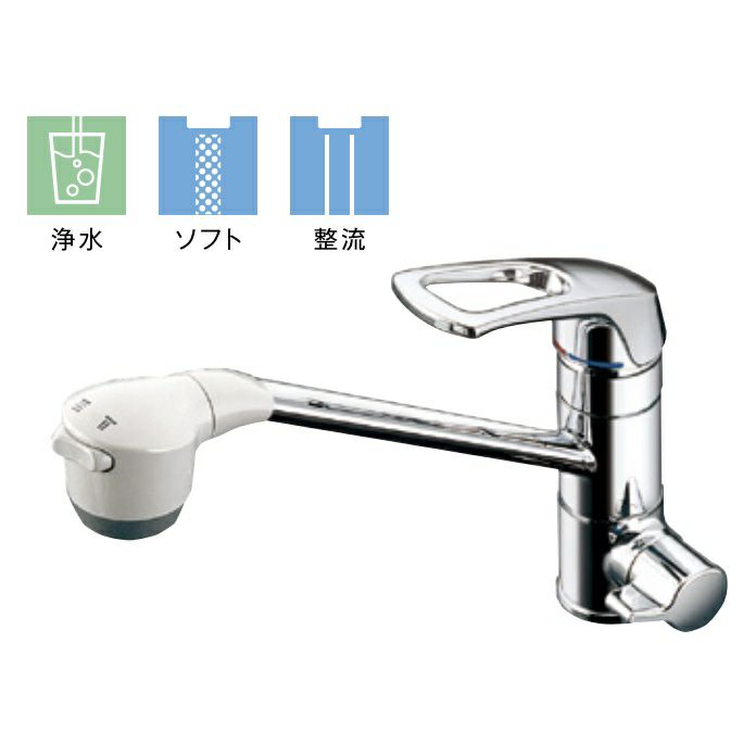 TOTOビルトイン浄水器用水栓のTKG38C