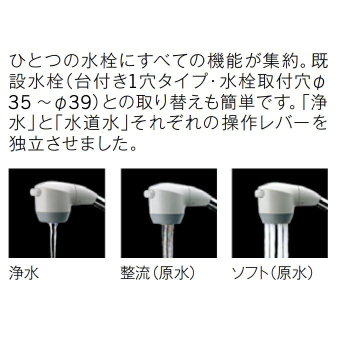 TKG38Cの吐水種類